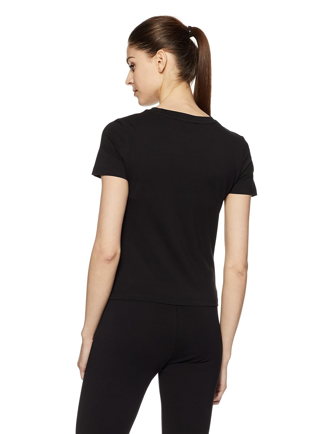 puma women's plain slim fit t-shirt