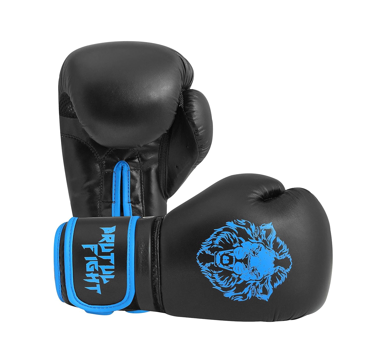 New限定品 Brutul ファイトボクシンググローブ キックボクシング バッグワーク ジェル スパーリング トレーニンググローブ ムエタイスタイル パンチングバッグ ミット ファイトグローブ メンズ レディース 8 Oz ブラック ブルー B07gwz5tvy 楽天ランキング1位