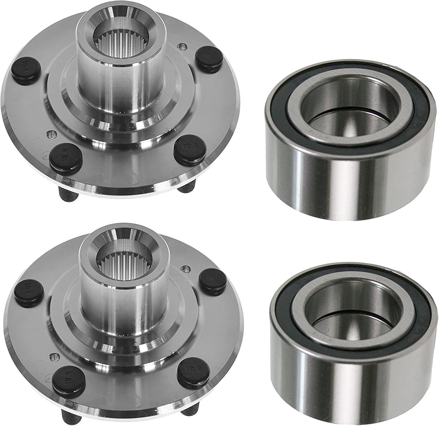 Amazon Com Dta Dwh510089c1215 X2 2 Front Wheel Hub Wheel Bearing Kits Left Right Compatible With Honda Civic 2012 2015 Dx Ex Gx Lx Excludes Si Model Automotive