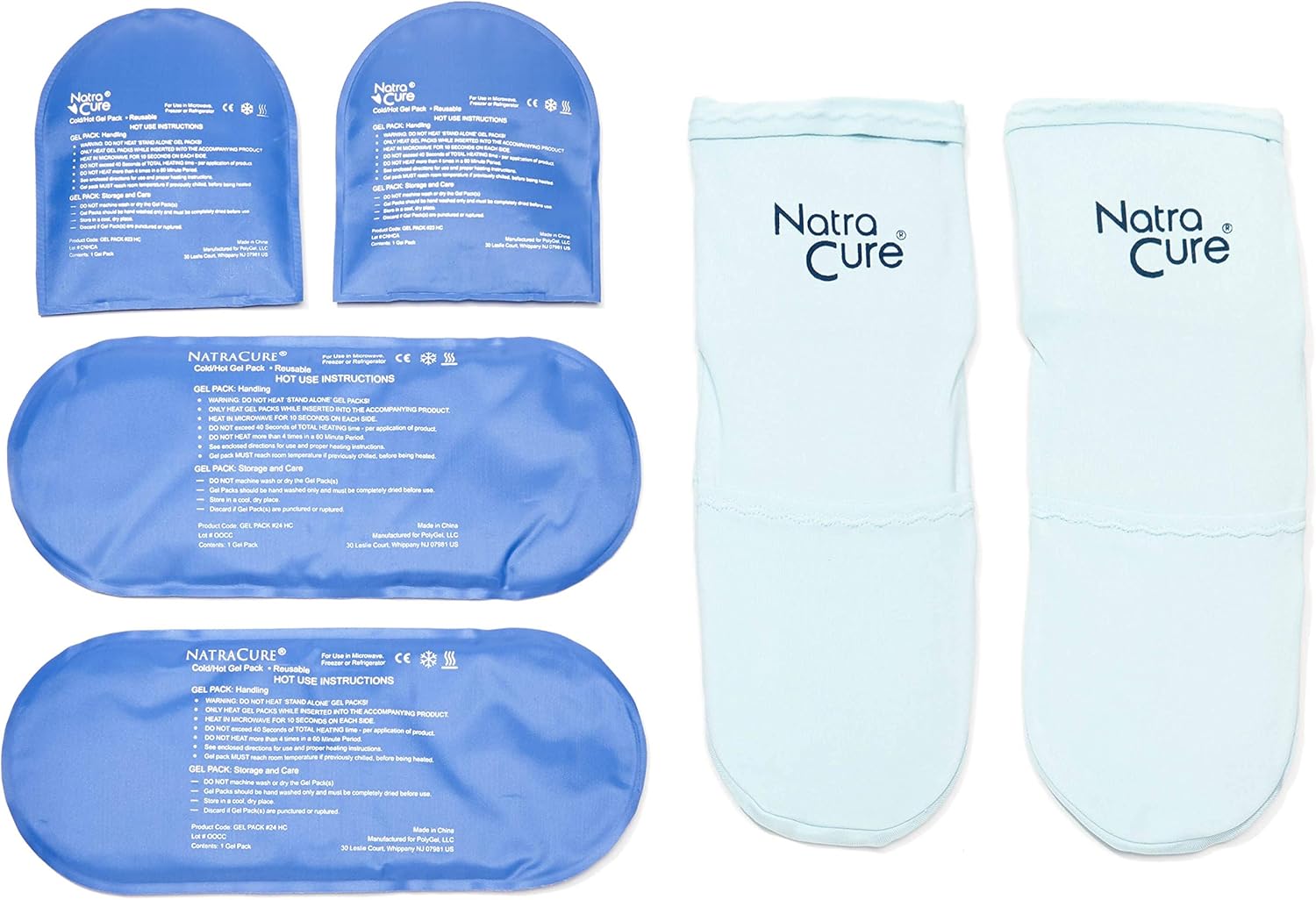 NatraCure Cold Therapy Socks - Reusable Gel Ice Frozen Slippers for Feet, Heels, Swelling, Edema, Arch, Chemotherapy, Arthritis, Neuropathy, Plantar Fasciitis, Post Partum Foot, - Size: Small/Medium: Health & Personal Care