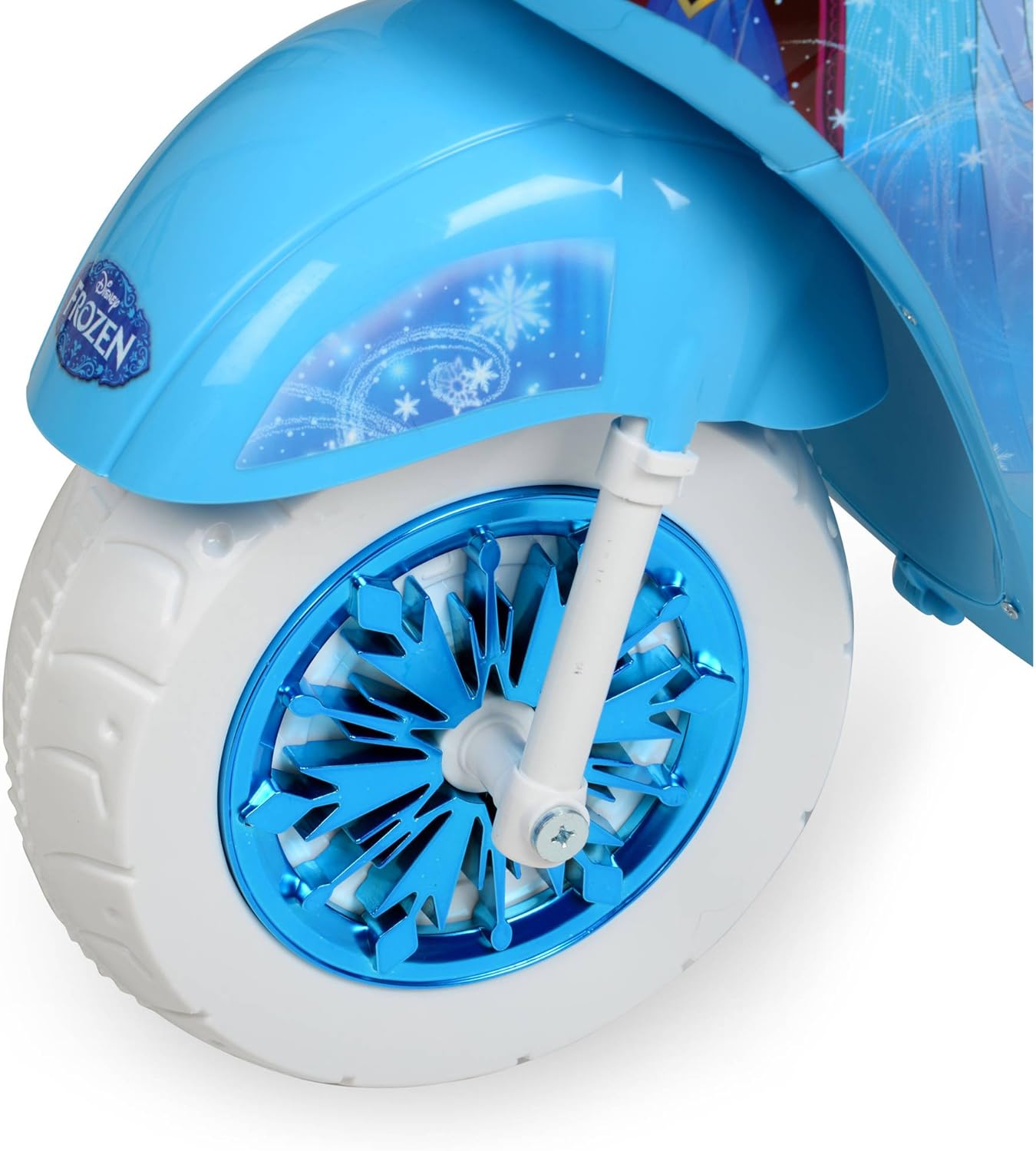 frozen 3 wheel electric power ride on scooter