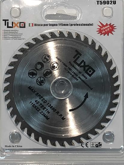 Lama Per Sega Circolare Faithfull FAIZ23540 - 235x35 Mm, 40 Denti In Carburo Di Tungsteno, Per Tagli Precisi E Duraturi