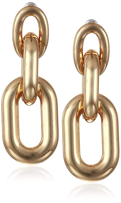 Panacea Women's Gold Chain Link Earrings, One Size