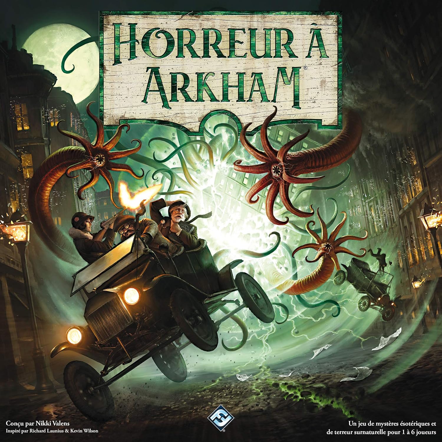 Fantasy Flight Games Arkham Horror: The Board Game (3rd Edition) - Cooperative Mystery Game for 1 to 6 Players, Ages 12+ - Image 3