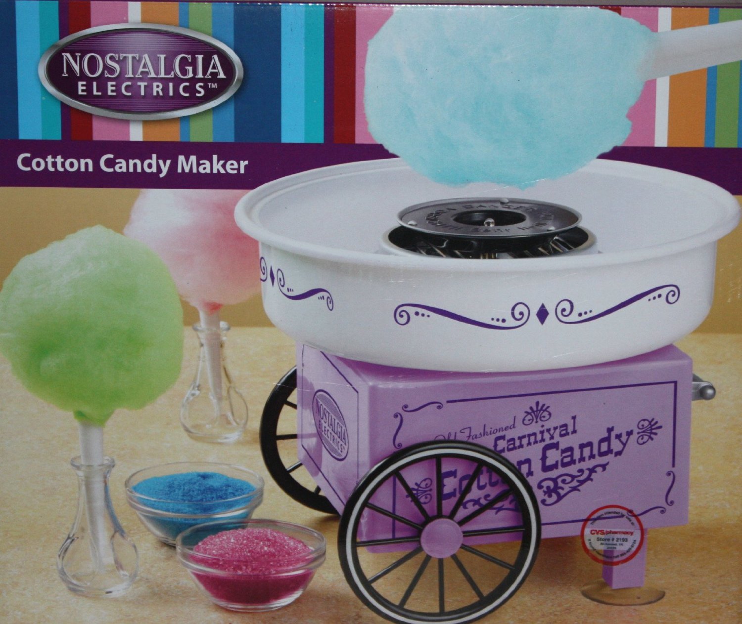 Nostalgia Electrics Model Ccm305 Cotton Candy Maker