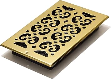 Accord Ventilation Brown Floor Register Duct Opening 6 In X 12 In Outside 7 5 In X 13 5 In In The Floor Registers Department At Lowes Com