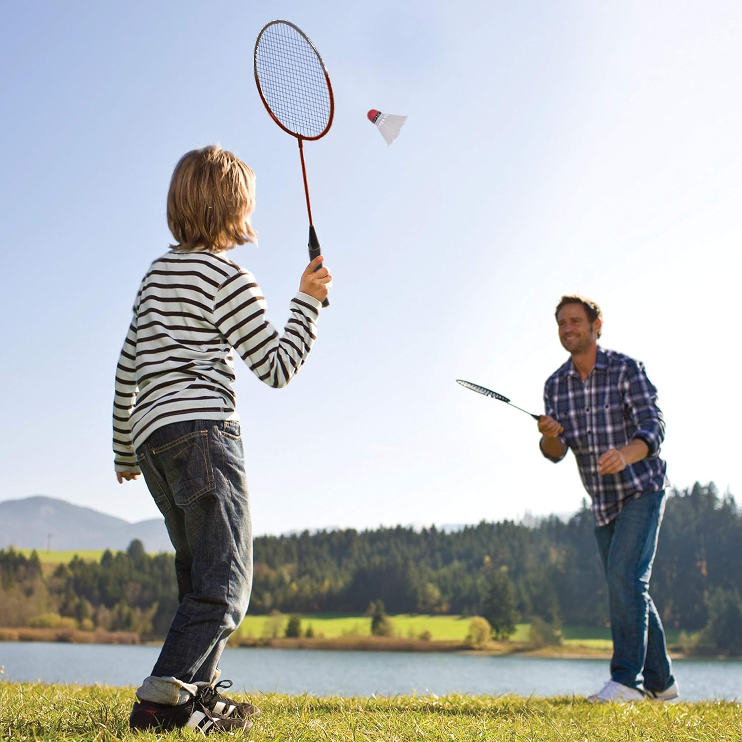 EastPoint Sports 2 Player Badminton Racket Set: Sports & Outdoors