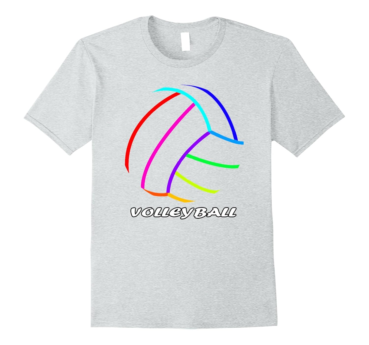 Volleyball Rainbow color Tshirt Awesome cool tshirtCL Colamaga
