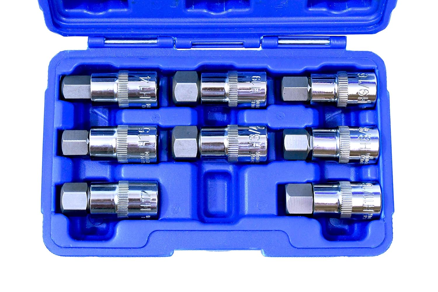 1/2-Inch Drive Jumbo Hex Bit Socket Set, S2 Steel | 8-Piece Set | SAE & Metric …