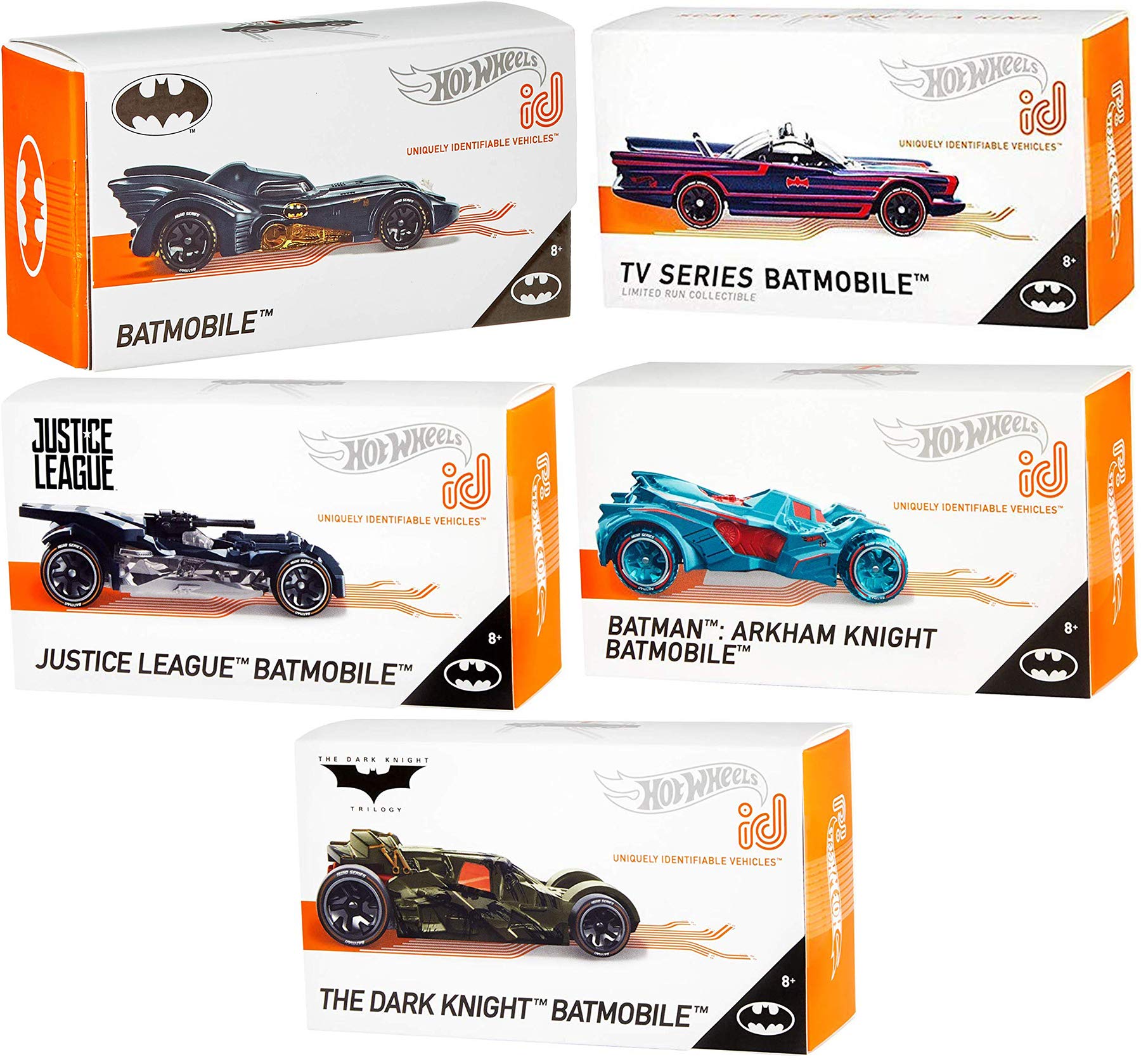 Buy Hot Wheels Bats Premium Batmobile {Batman} Collection Cars Justice League Series iD Bundled