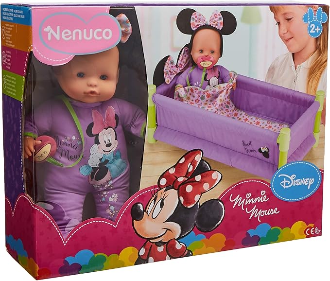 nenuco minnie mouse con cuna