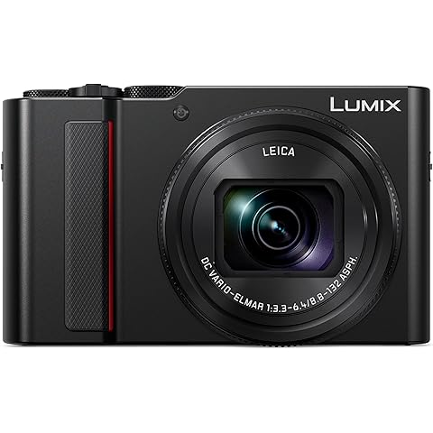PANASONIC Lumix DC-TZ200EBS 20.1 MP 15x 光学变焦小型数码相机带 F3.3-6.4 Leica 镜头DC-TZ200EB-K DC-TZ200EB-K 黑色