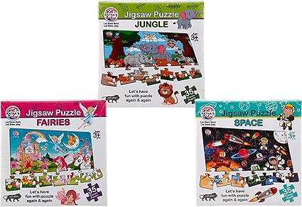 Jigsaw Puzzles - Pack of 3