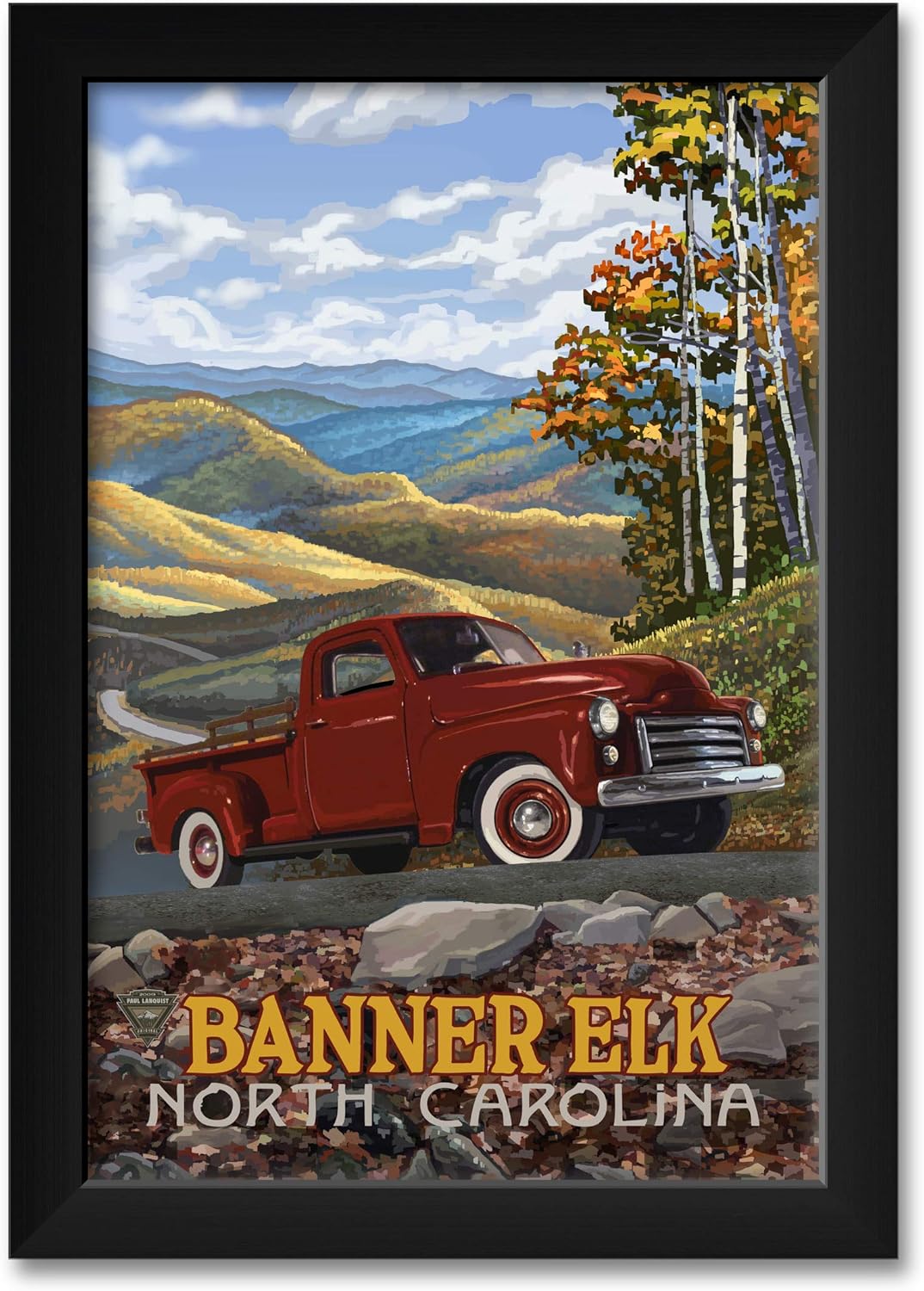 Amazon Com Banner Elk North Carolina Travel Art Print Poster By
