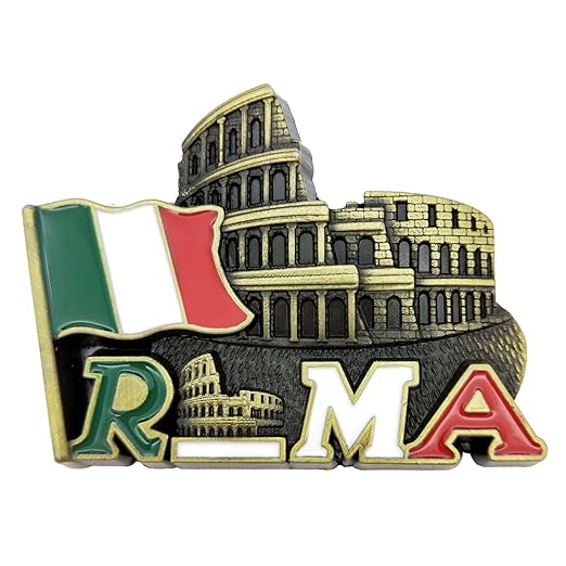 Coliseo Romano. Roma. Italia, Metal 3d imán para nevera: Amazon.es ...