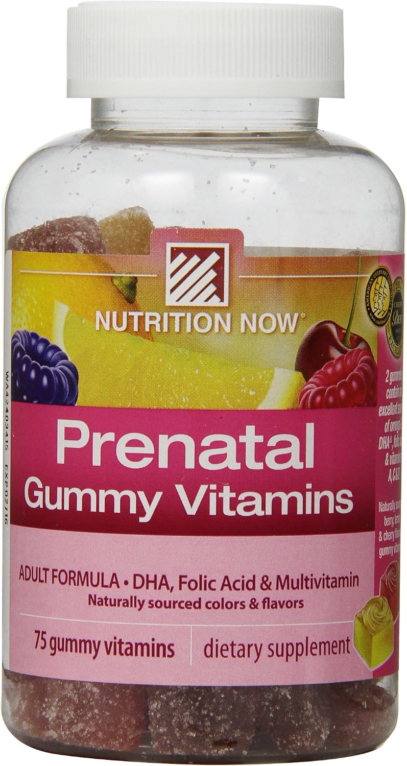 Nutrition Now Prenatal Gummy Vitamins, 75 Count