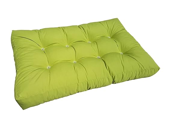 Natalia Spzoo® Palettenkissen Palettenmatratze Gartenmatratze Paletten Kissen Auflage Matratze (Sitzkissen, Apfelgrün)