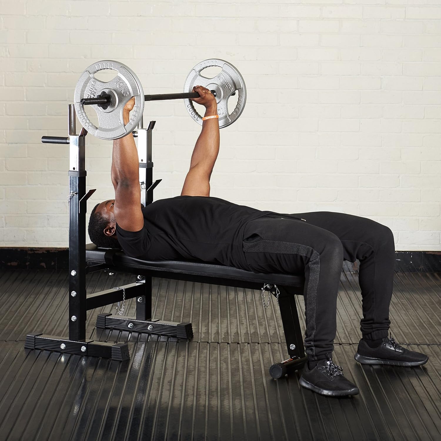 Mirafit Hantelbank Mit Dip Station Verstellbar Und Zusammenklappbar Amazon De Sport Freizeit