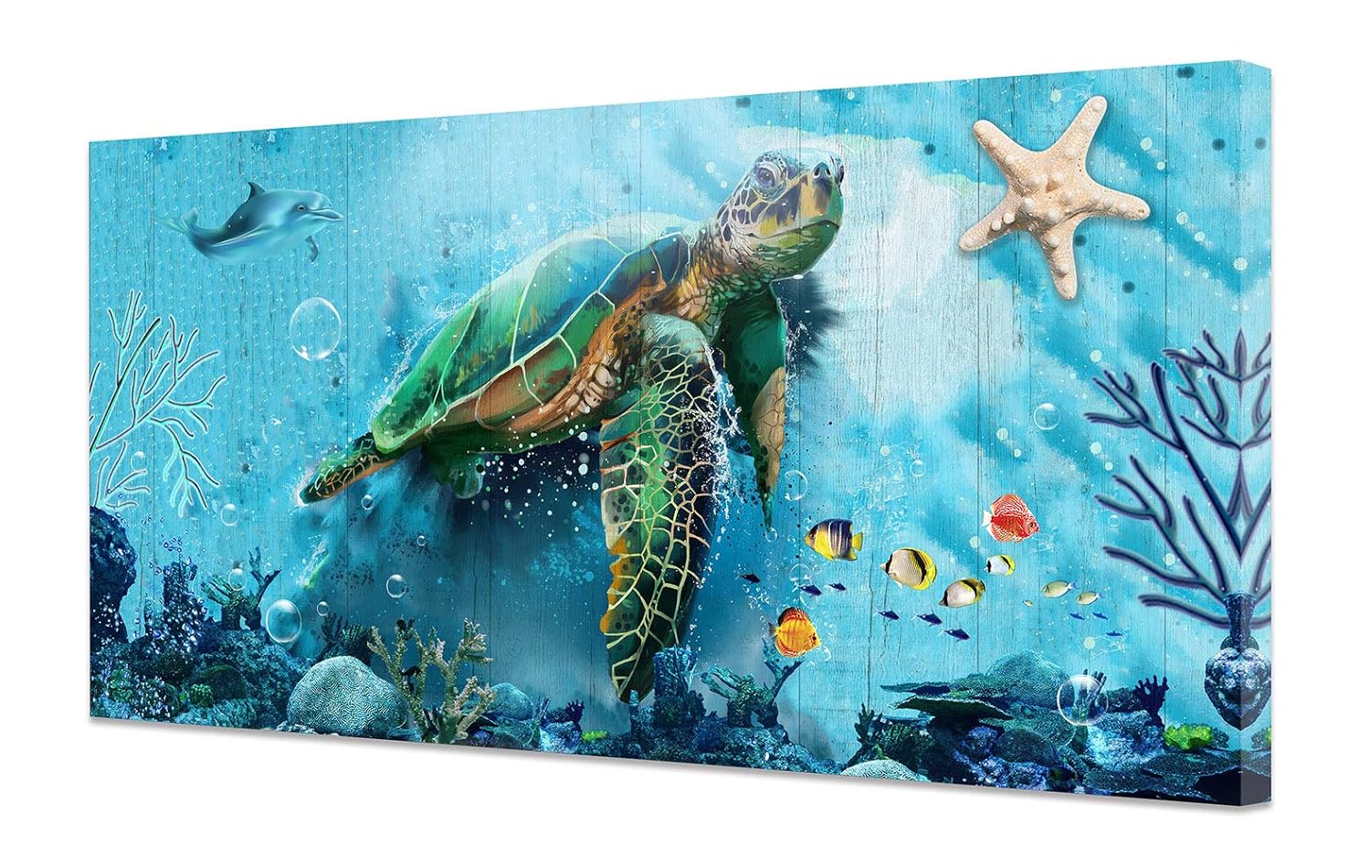 Best living room wall art coral
