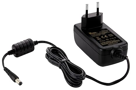 Ktec 1x Universal AC DC Netzteil 12V 3A (3000mA Steckernetzteil) Adapter - Stromadapter und Stromkabel für externe Festplatte