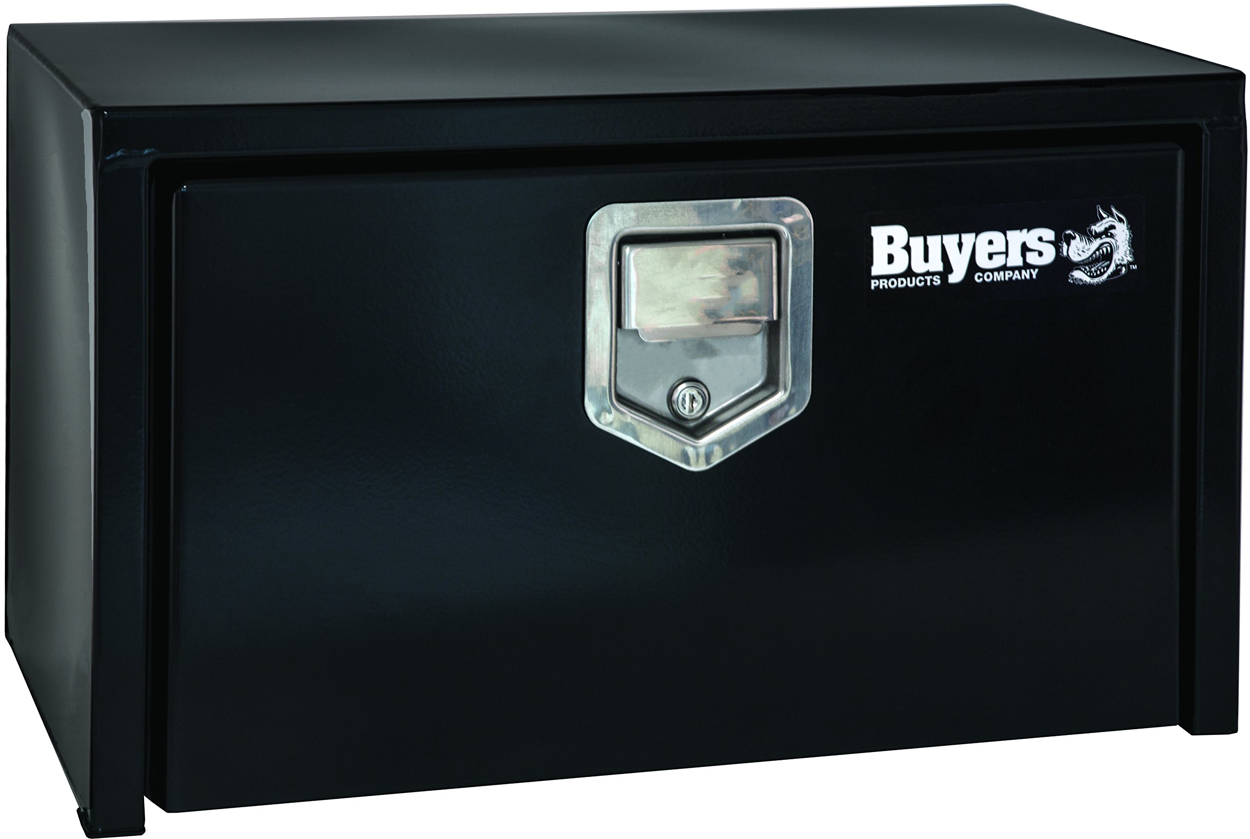 Buyers Products 1703150 Black Steel Underbody Truck Box w/ Paddle Latch (14x12x24 Inch)