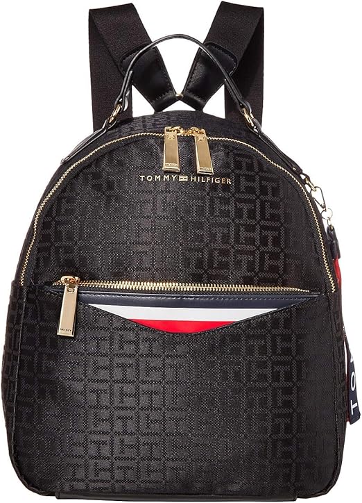 tommy hilfiger jaden monogram jacquard backpack