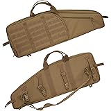 Gear Scoped or Red Dot Rifle Case - Molle Compatible - Extra Thick Padding - Locking Zippers On Weapon Compartment - Holds Rifles Up To 33 inches long