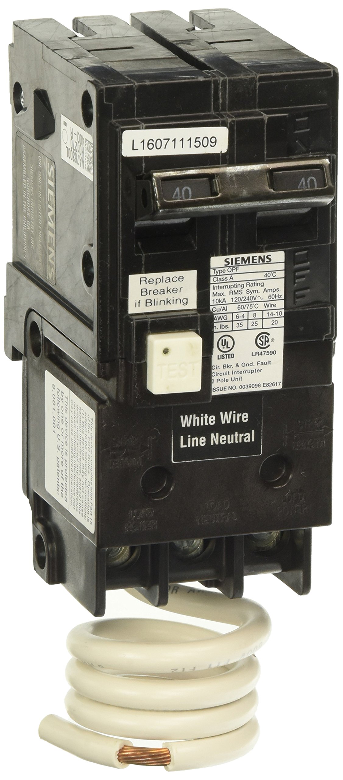Ground Fault Circuit Interrupters Discontinued by Manufacturer Siemens