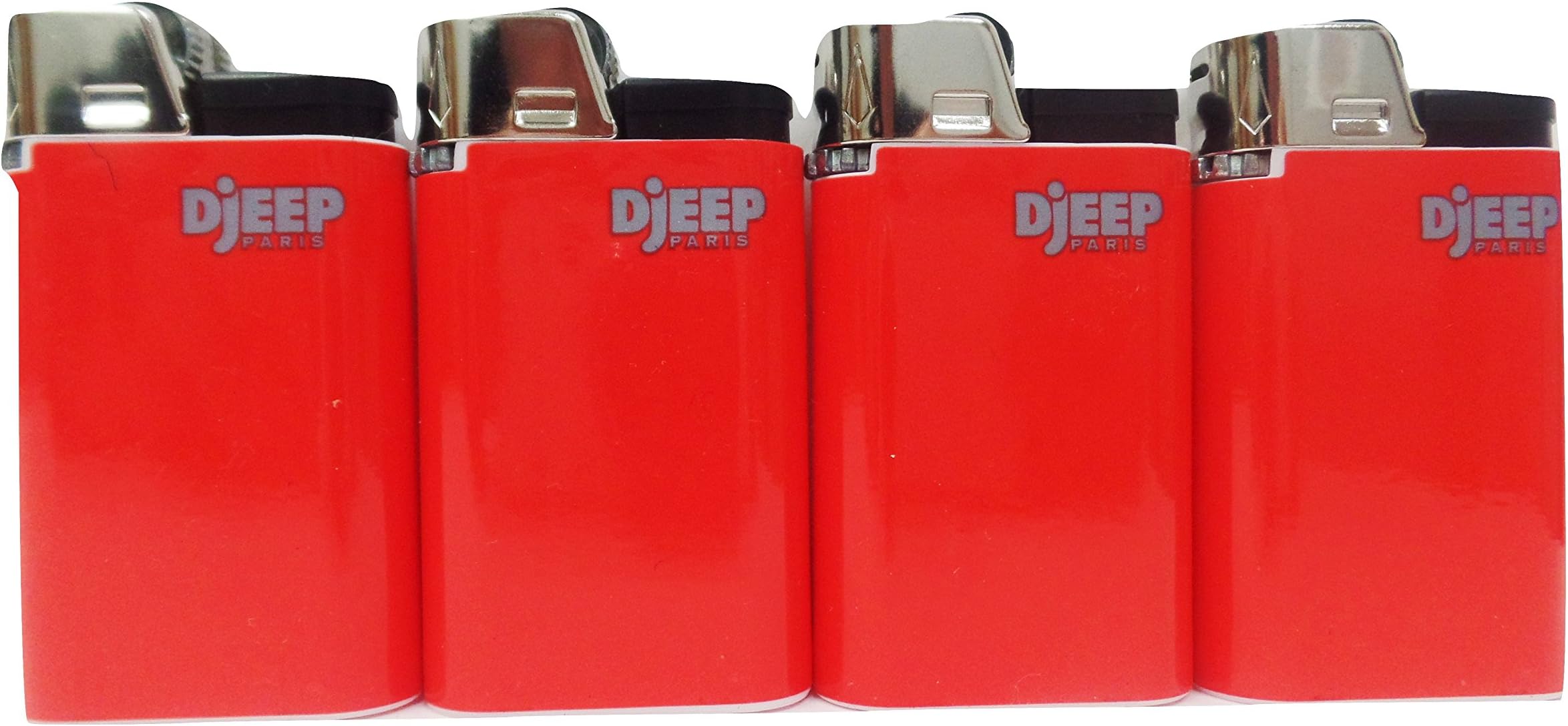 Djeep Lighter Assorted Colors (Red, Lot of 4)