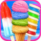 Rainbow Ice Cream & Ice Popsicles - Kids Frozen Popsicles & Ice Cream Dessert Maker Games FREE