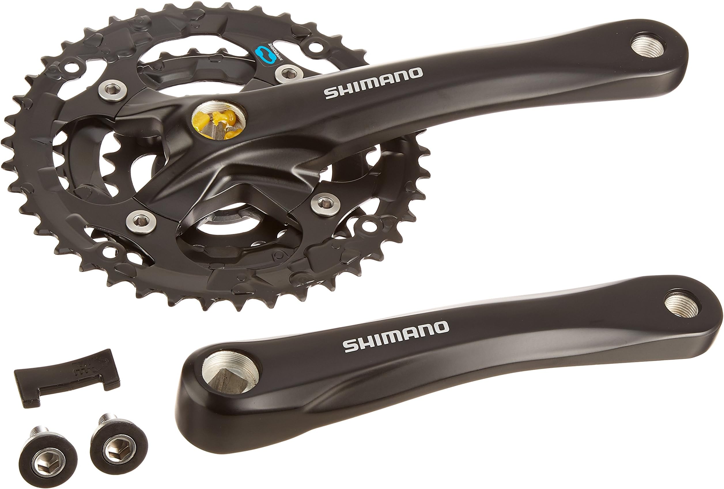 SHIMANO M361 Hybrid Crankset (Black)