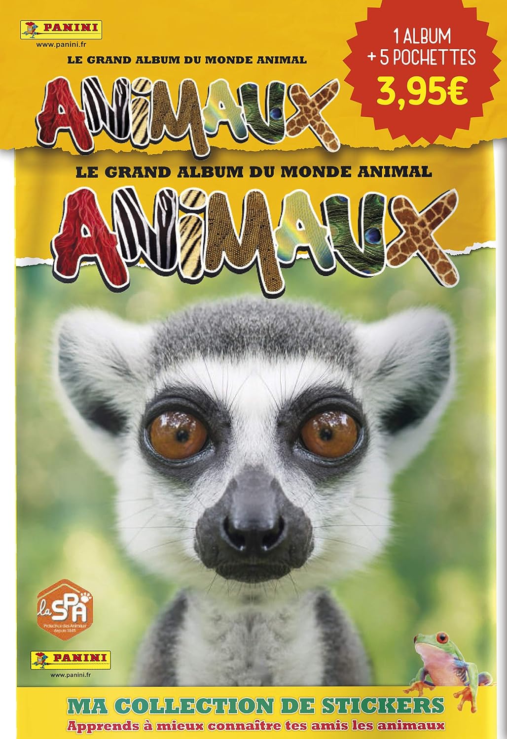 Album Pochettes Animaux Panini Animaux - Pack Album + 50 Pochettes (250 Stickers) - Découvrez Les Records Des Animaux Album Pochettes Animaux Panini Animaux - Pack Album + 50 Pochettes (250 Stickers) - Découvrez Les Records Des Animaux