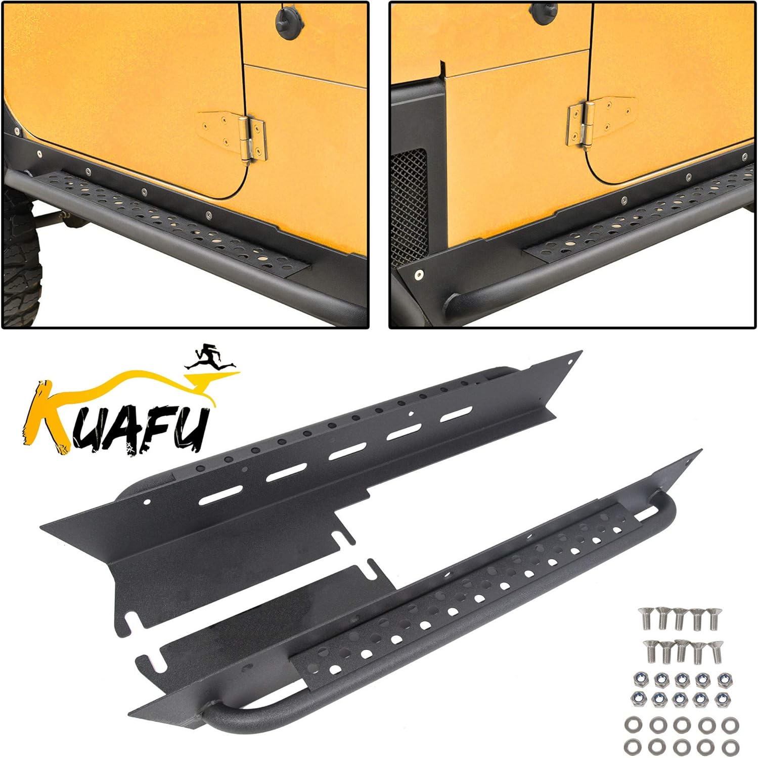 KUAFU Slider Rocker Guard Side Step Armor Rock Guards for