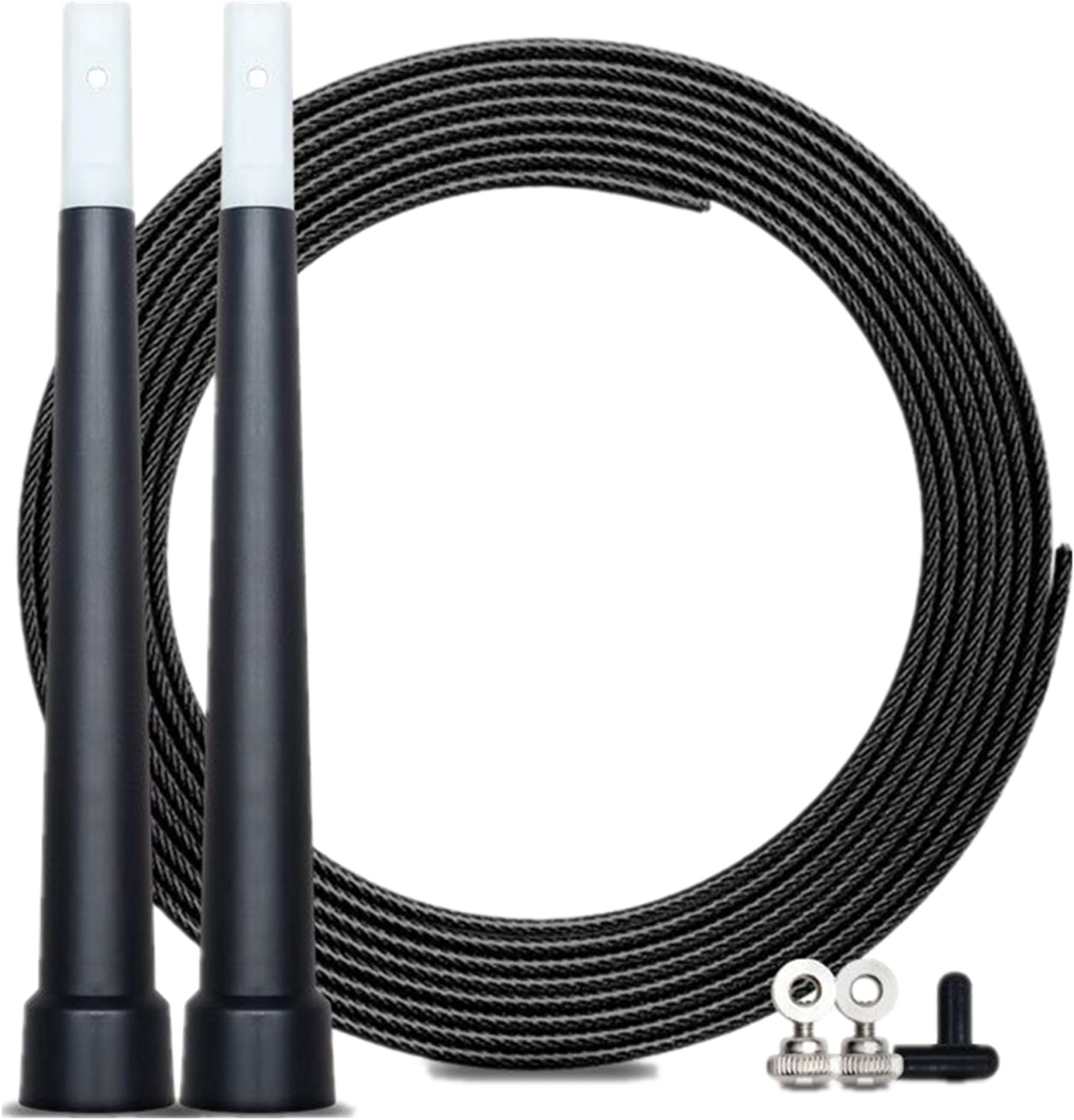 NOTHER Jump Rope Adjustable Double Under Bearing Jumping Rope with a Pair of Wristbands and a Carrying Case for Men Women and Kids
