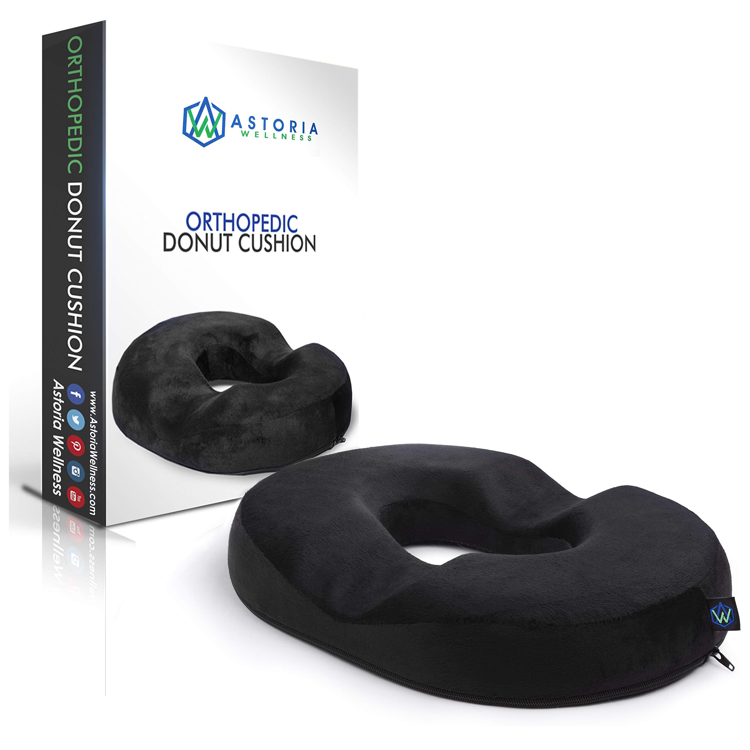 Astoria Wellness Donut Pillow For Tailbone Pain Coccyx Seat