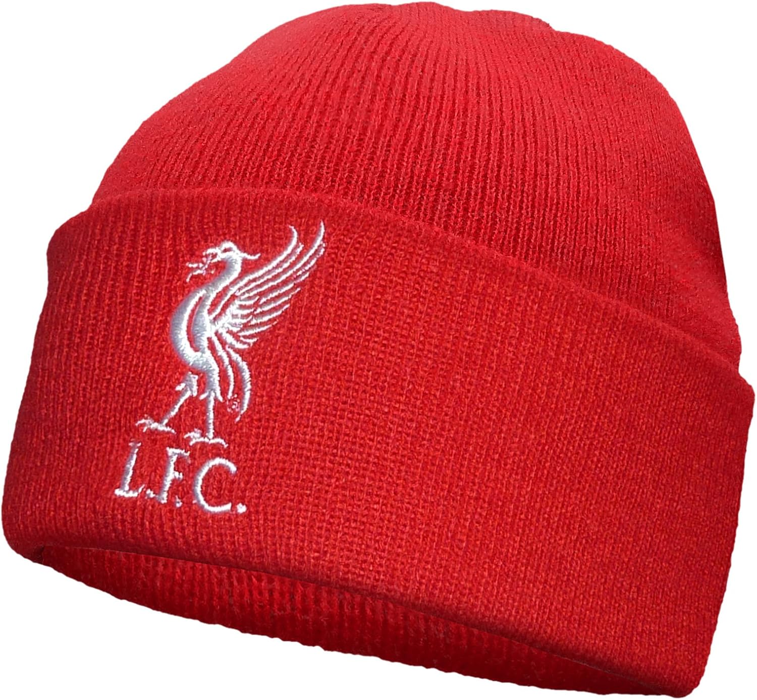 Gorro de punto con el logo Liverbird del club de fútbol Liverpool ...