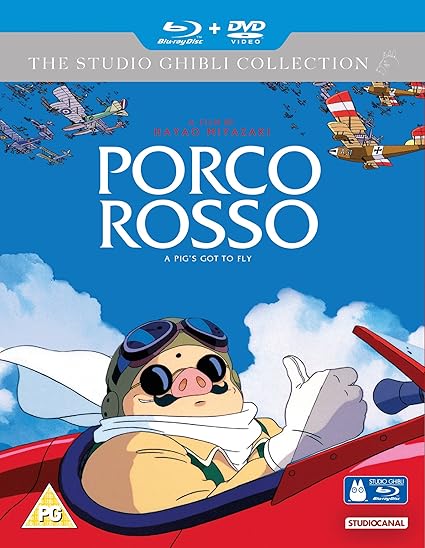 Porco Rosso Double Play Blu Ray Dvd Amazon Co Uk Hayao Miyazaki Rick Dempsey Toshio Suzuki Hayao Miyazaki Dvd Blu Ray