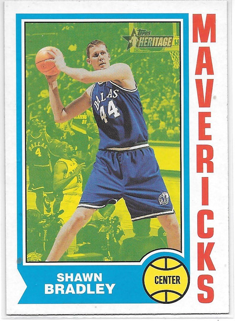 Shawn Bradley 200102 Topps Heritage Dallas Mavericks Card 57 at