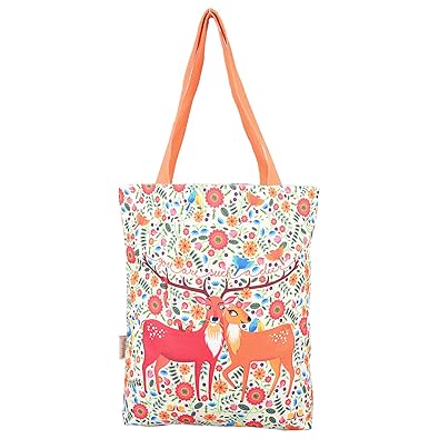 Nostaljia Unisex Cotton Canvas Tote Bag (Multicolour, Large)