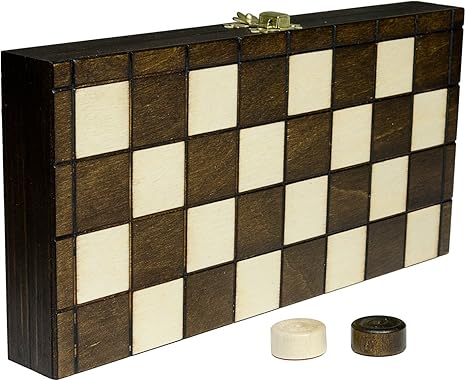 Amazon ドラフトチェッカー 25cm 9 9インチ手作りの木製ボードゲーム おもちゃ おもちゃ