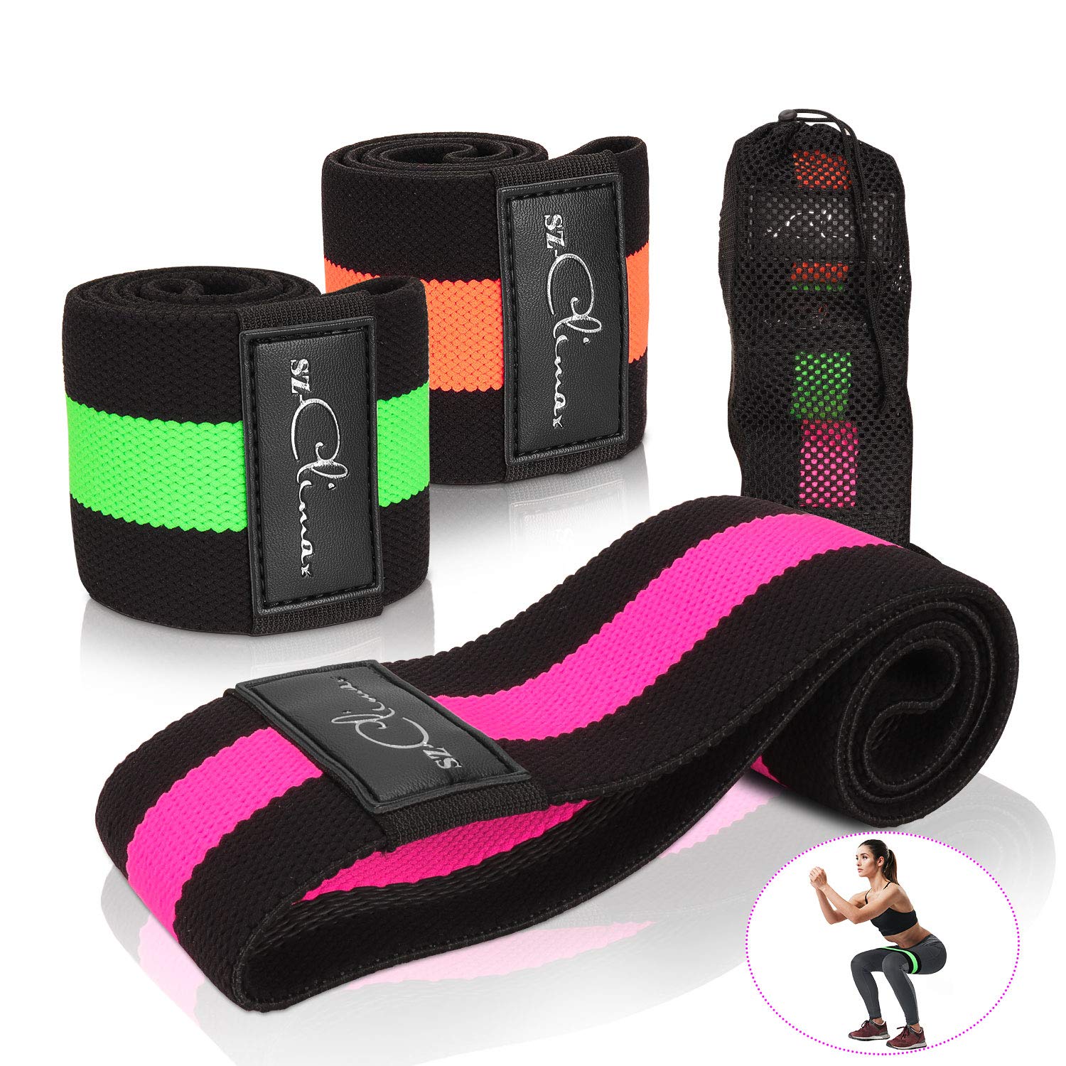 Szclimax Resistance Hip Bands Exercise Loop Bands Activation For
