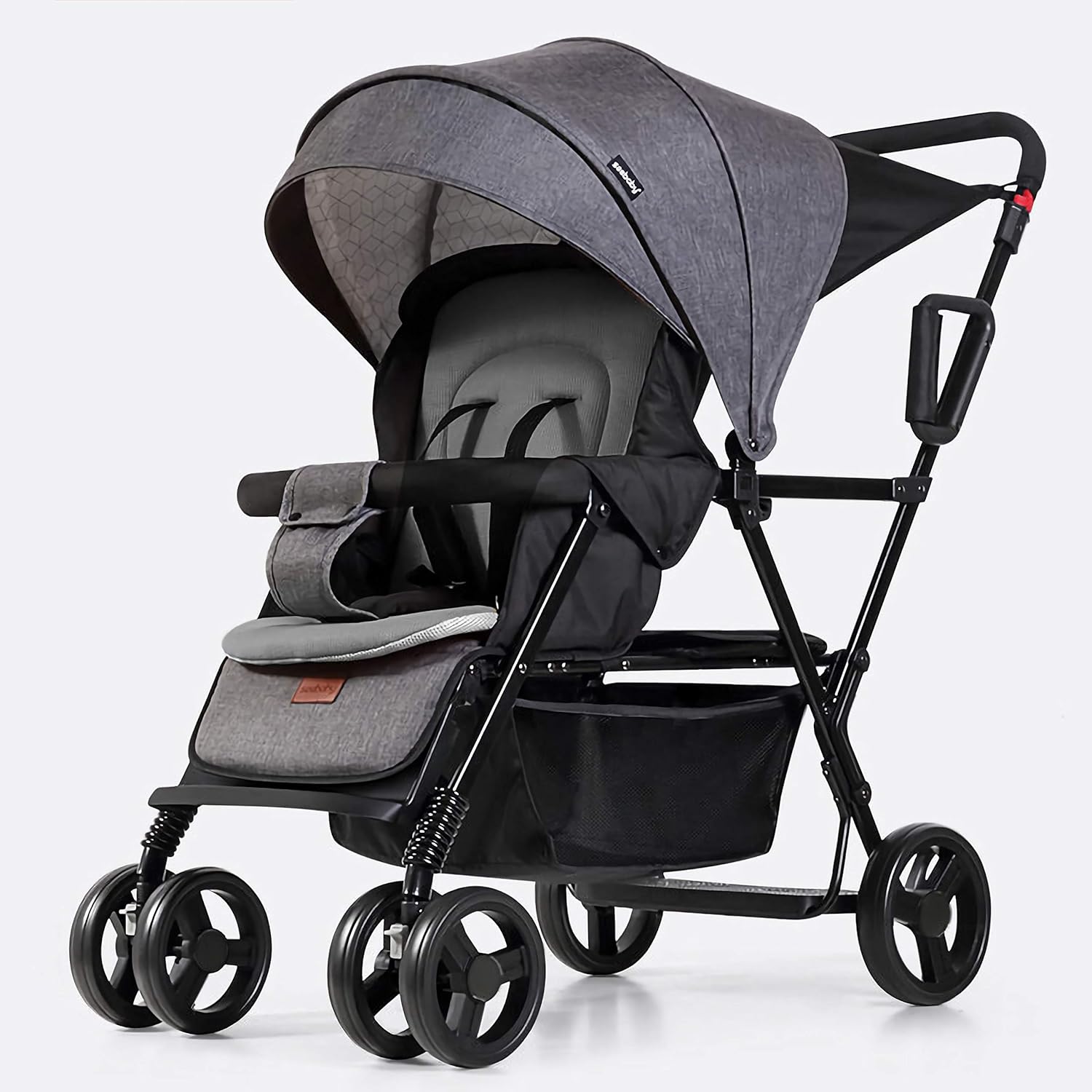 umbrella stroller with adjustable height handles
