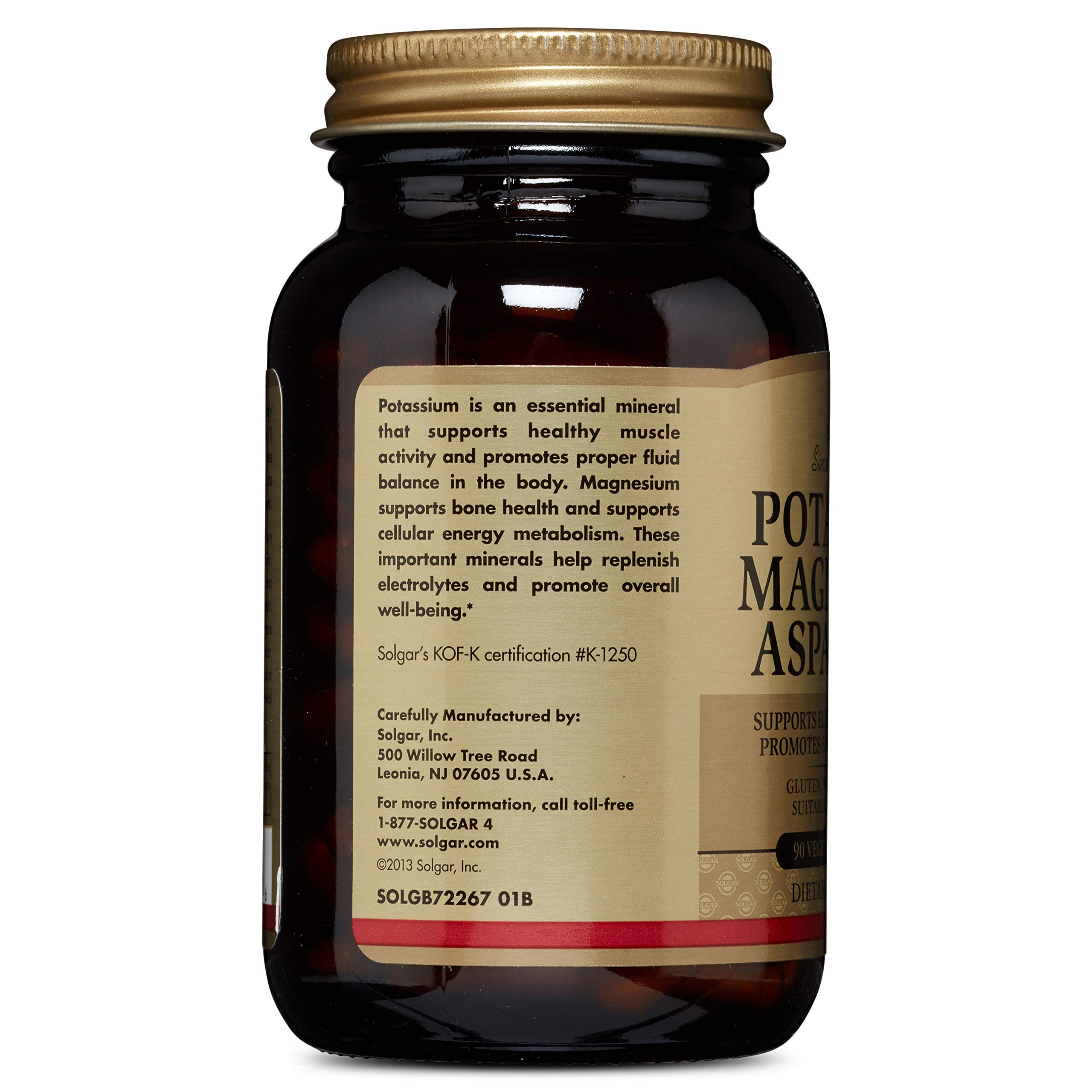 Solgar Potassium Magnesium Aspartate, 90 Vegetable Capsules Buy
