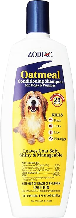zodiac flea and tick shampoo