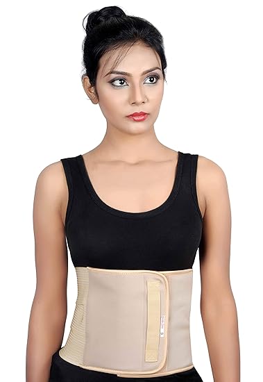 Wonder Care-Abdominal Belt binder after C-Section delivery for women for body shaper Tummy trimmer slim Support full Elastic Maternity waist belly trimmer fat burner post-natal/pregnancy/operative recovery for weight loss A 105-medium