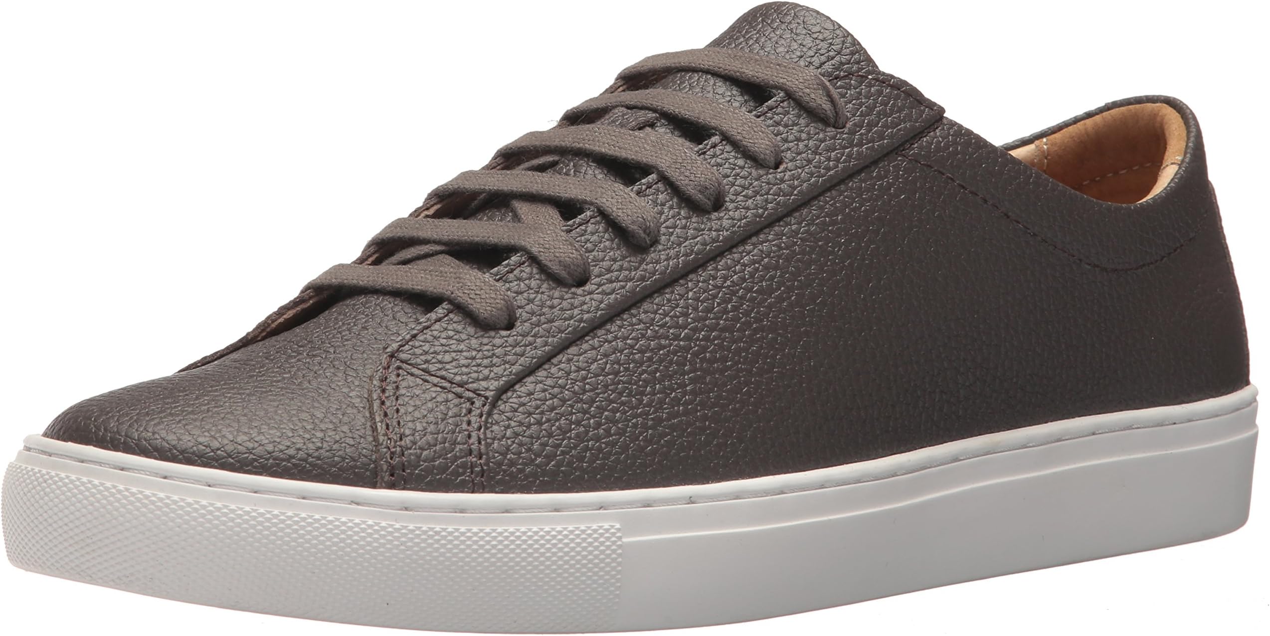 TCG Men's Premium All Leather Lace Up Sneaker Kennedy Low Top
