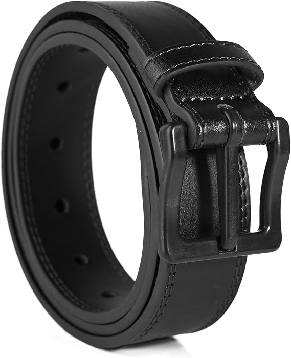 Itay Metal Free Leather Belt 34 Mm Hypoallergenic Airport Friendly Nickel Free Strong New Buckle At Amazon Men S Clothing Store