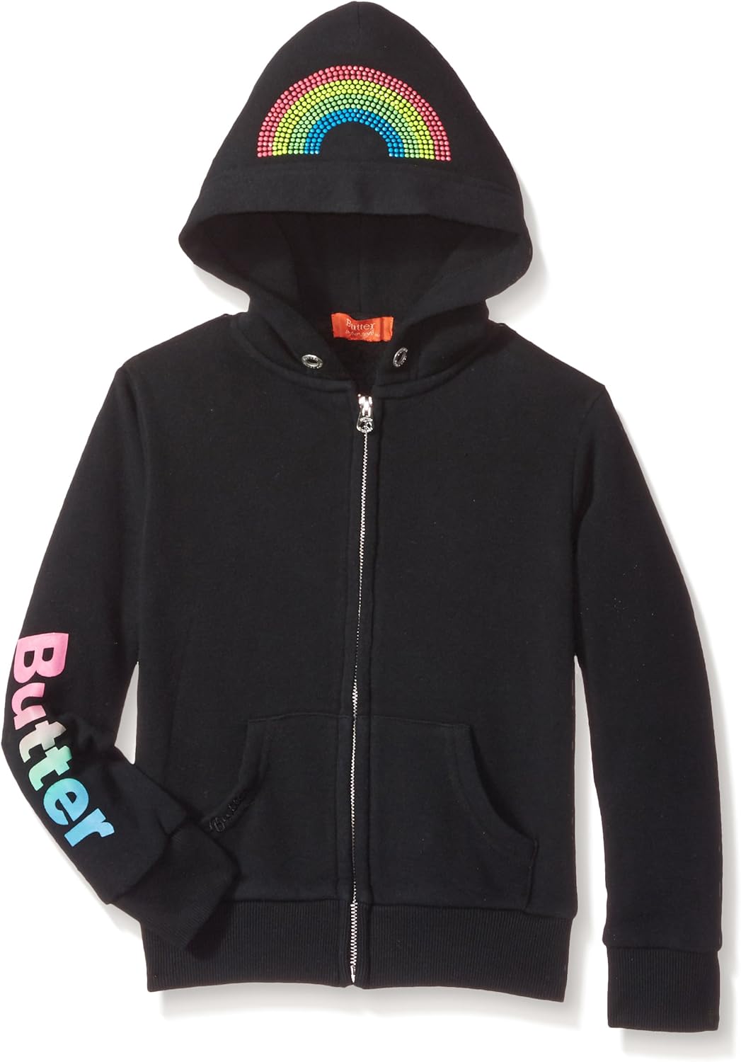 Amazon.com: Butter Girls' Fleece Zip Up Hoodie (More Styles Available): Clothing