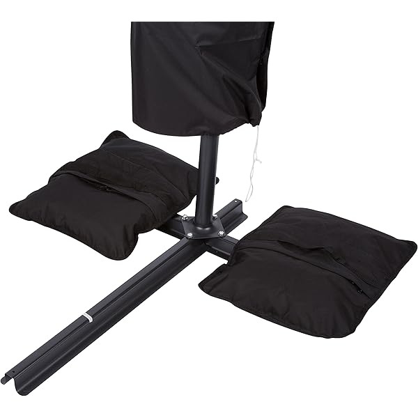 Amazon Com Saddlebag Style Sand Weight Bag For Anchoring Patio Umbrellas By Trademark Innovations Single Unit Garden Outdoor