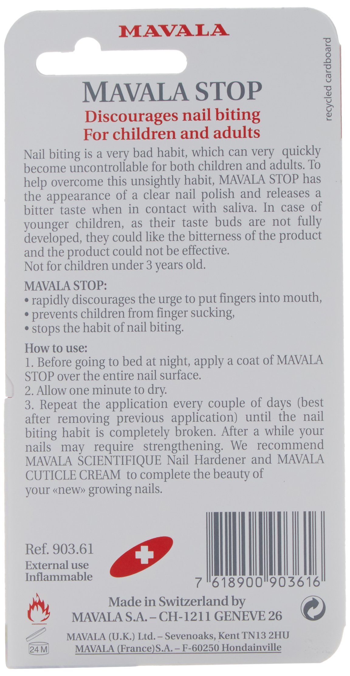 Mavala Stop Discourages Nail Biting and Thumb Sucking For Children